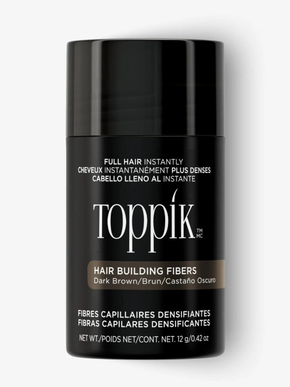 **5/$25** BEAUTY – TOPPIK Hair Building Fibers, Dark Brown